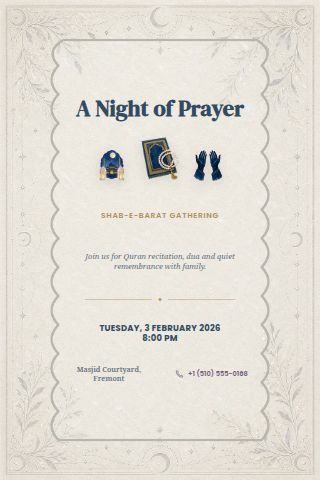 Shab-e-Barat invitation preview