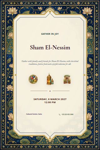 Sham El-Nessim invitation preview