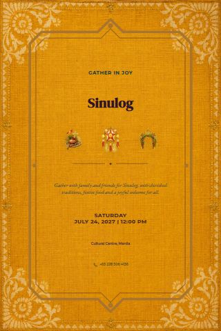 Sinulog invitation preview