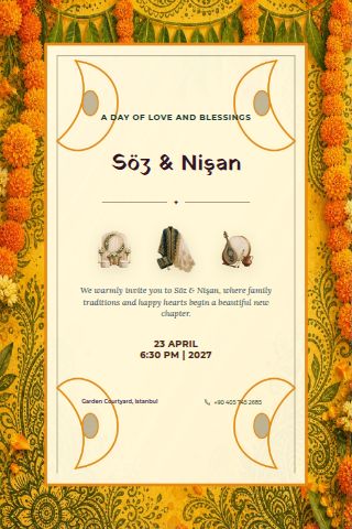 Söz & Nişan invitation preview
