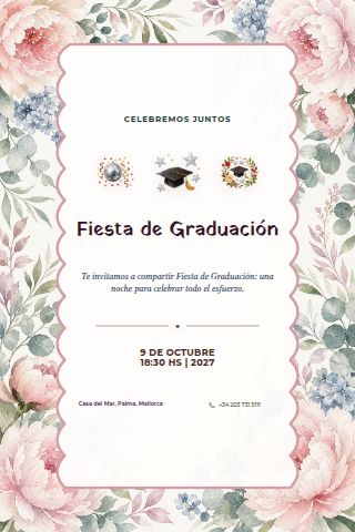Graduation Party invitation design