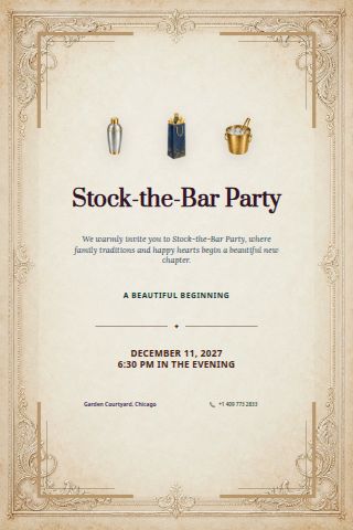 Stock-the-Bar Party invitation preview