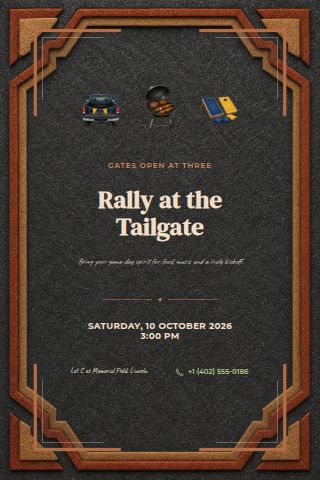 Tailgate Party invitation preview