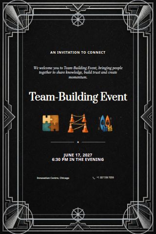 Team-Building Event invitation preview