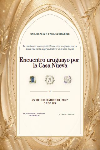 Uruguayan New Home Gathering invitation preview